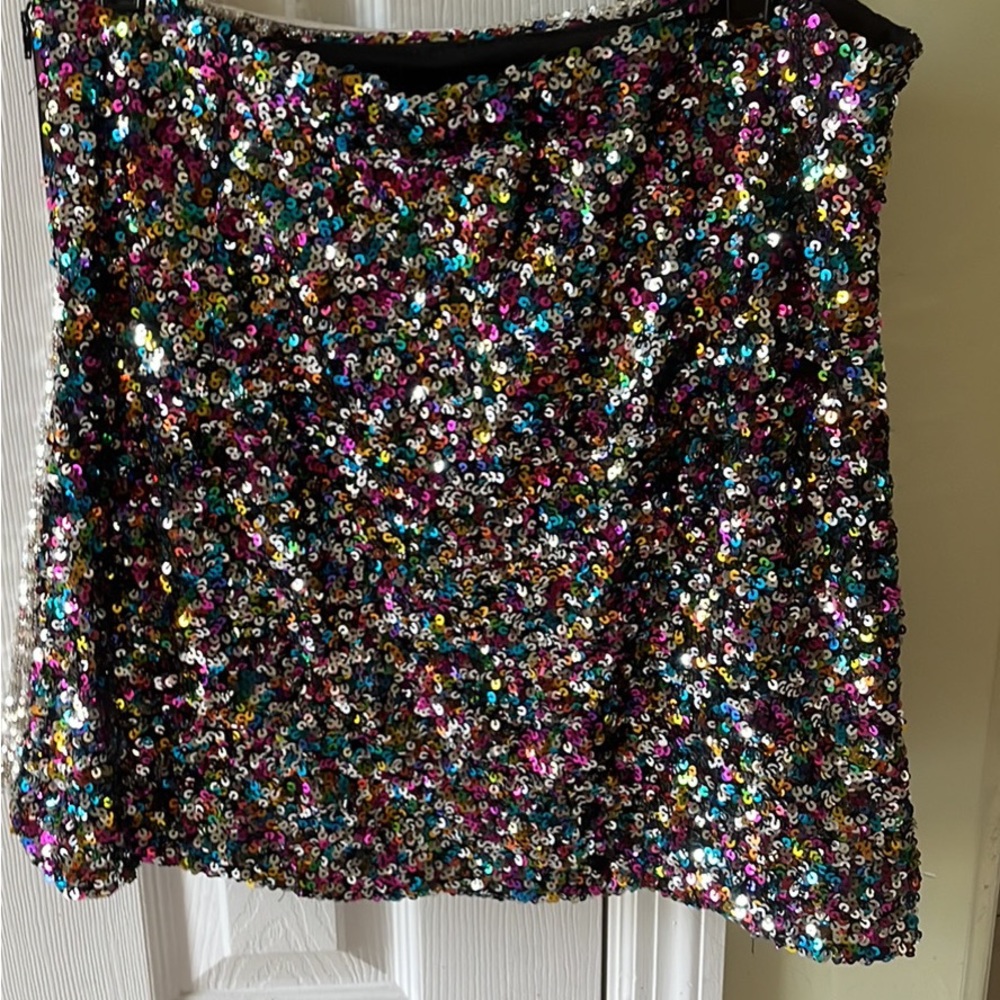 Sequin skirt